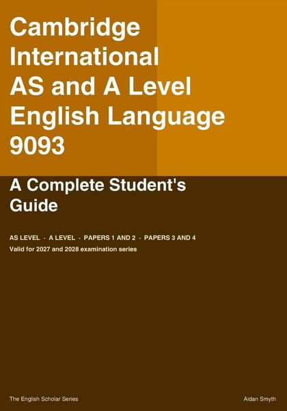 Produktbild: CAMBRIDGE INTERNATIONAL AS AND A LEVEL English Language 9093