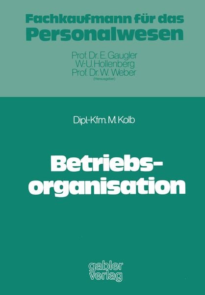 Produktbild: Betriebsorganisation