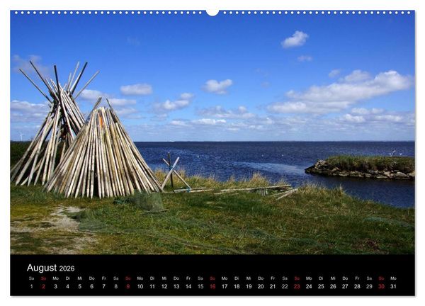 Produktbild: D&auml;nemark - Umgebung von Hvide Sande (hochwertiger Premium Wandkalender 2026 DIN A2 quer), Kunstdruck in Hochglanz