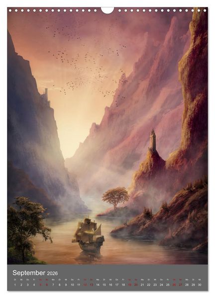 Produktbild: Das Grenzland (Wandkalender 2026 DIN A3 hoch), CALVENDO Monatskalender