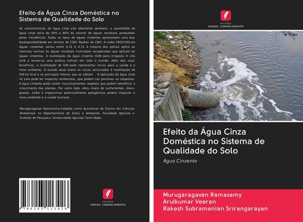 Produktbild: Efeito da &Aacute;gua Cinza Dom&eacute;stica no Sistema de Qualidade do Solo