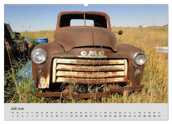 Produktbild: Rostige Autos. Faszination U.S. Wracks (hochwertiger Premium Wandkalender 2026 DIN A2 quer), Kunstdruck in Hochglanz