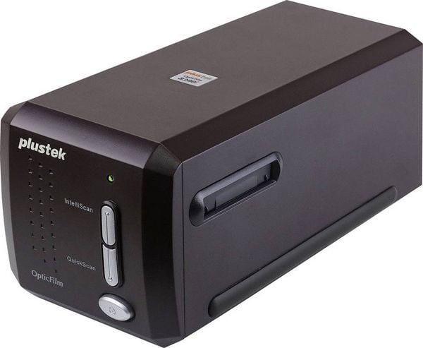 Plustek OpticFilm 8300i SE Filmscanner, Diascanner Staub- und Kratzerentfernung: Software Infrarot-Fernbedienung, LED-Beleuchtung