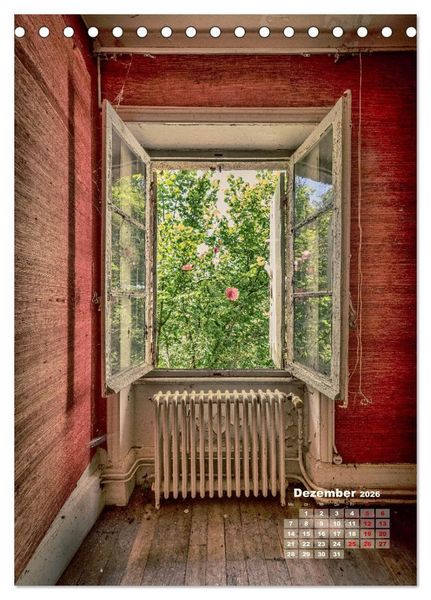 Produktbild: Lost Places - morbide Sch&ouml;nheiten (Tischkalender 2026 DIN A5 hoch), CALVENDO Monatskalender