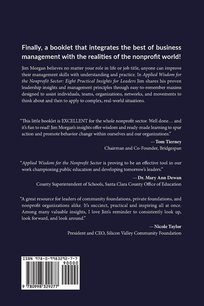 Produktbild: Applied Wisdom for the Nonprofit Sector