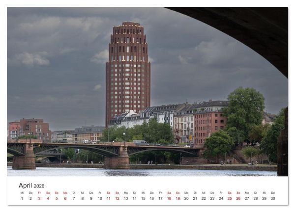 Produktbild: Frankfurt am Main - Abseits der Touristenstr&ouml;me (Wandkalender 2026 DIN A4 quer), CALVENDO Monatskalender