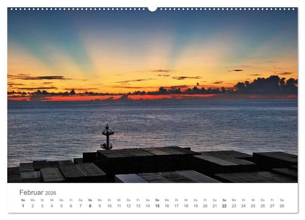Produktbild: Faszination Schifffahrt &ndash; An Bord um die Welt (hochwertiger Premium Wandkalender 2026 DIN A2 quer), Kunstdruck in Hochglanz