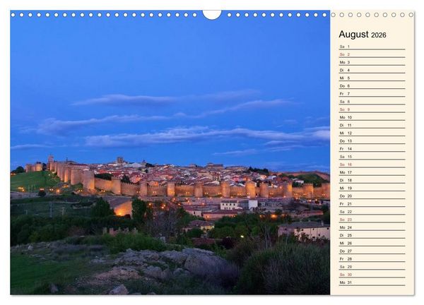 Produktbild: Burgen in Spanien (Wandkalender 2026 DIN A3 quer), CALVENDO Monatskalender
