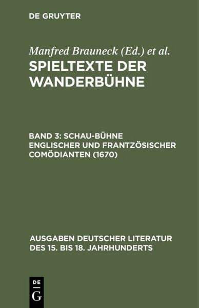 Produktbild: Schau-B&uuml;hne englischer und frantz&ouml;sischer Com&ouml;dianten (1670)