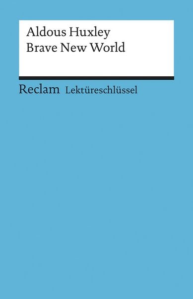 Produktbild: Lekt&uuml;reschl&uuml;ssel zu Aldous Huxley: Brave New World