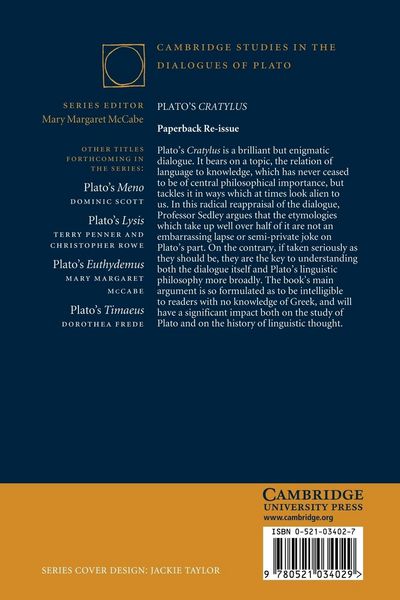 Produktbild: Plato's Cratylus