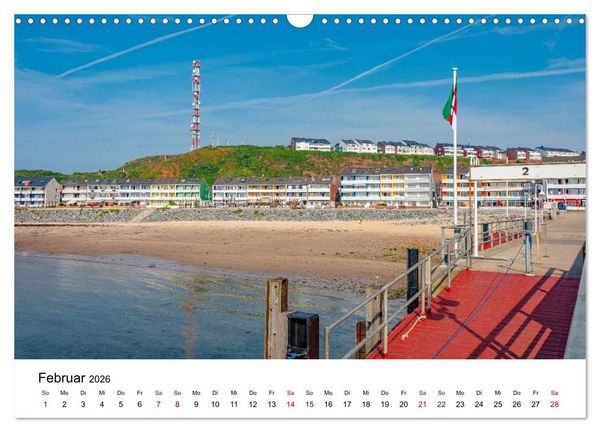 Produktbild: HELGOLAND: Nordseeinsel, sch&ouml;ner Ferienort (Wandkalender 2026 DIN A3 quer), CALVENDO Monatskalender