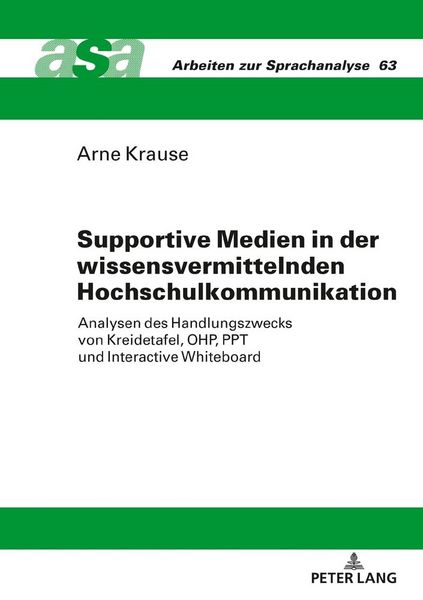 Produktbild: Supportive Medien in der wissensvermittelnden Hochschulkommunikation