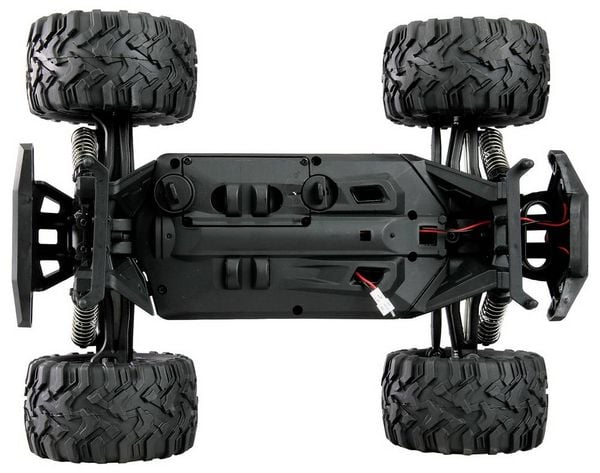 Produktbild: Amewi M-Land Rot Brushed 1:16 RC Einsteiger Modellauto Elektro Monstertruck Allradantrieb (4WD) RtR 2,4 GHz