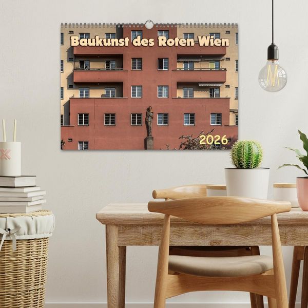 Produktbild: Baukunst des Roten Wien (Wandkalender 2026 DIN A3 quer), CALVENDO Monatskalender