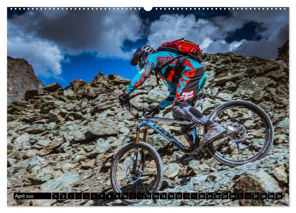 Produktbild: Downhill Action (Wandkalender 2026 DIN A2 quer), CALVENDO Monatskalender