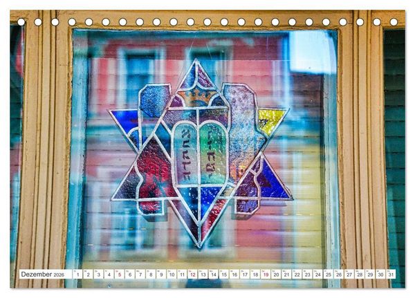 Produktbild: Synagogen im Baltikum (Tischkalender 2026 DIN A5 quer), CALVENDO Monatskalender