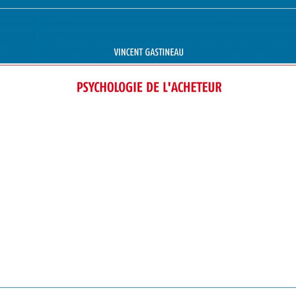 Produktbild: Psychologie De L'acheteur