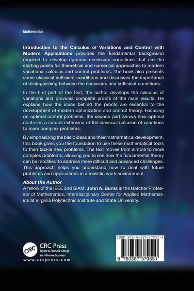 Produktbild: Introduction to the Calculus of Variations and Control with Modern Applications