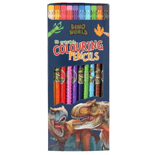 Produktbild: Dino World Radierbare Buntstifte