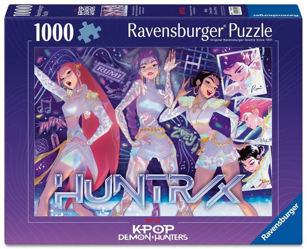 Produktbild: Erwachsenenpuzzle 1000 Teile - KPop Demon Hunters - Battle for Hearts, Minds & Fans