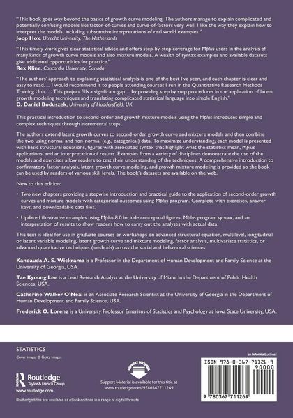 Produktbild: Higher-Order Growth Curves and Mixture Modeling with Mplus