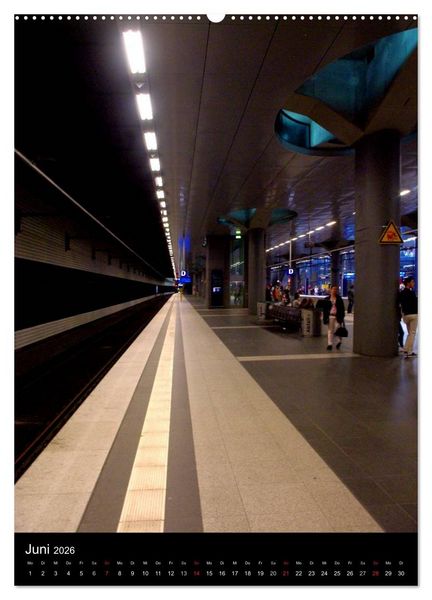 Produktbild: Hauptbahnhof Berlin (hochwertiger Premium Wandkalender 2026 DIN A2 hoch), Kunstdruck in Hochglanz