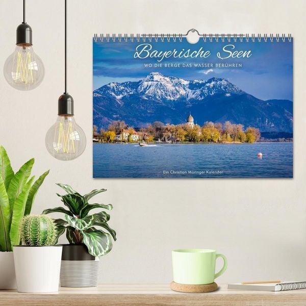 Produktbild: Bayerische Seen - Wo die Berge das Wasser ber&uuml;hren (Wandkalender 2027 DIN A4 quer), CALVENDO Monatskalender