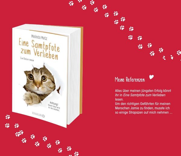 Produktbild: Eine Samtpfote stiehlt Herzen