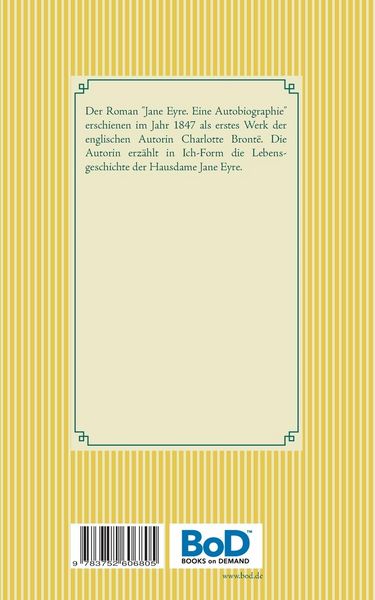 Produktbild: Jane Eyre. Eine Autobiographie