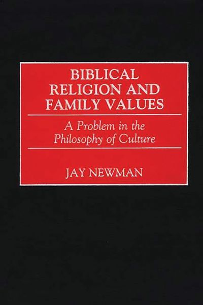 Produktbild: Biblical Religion and Family Values
