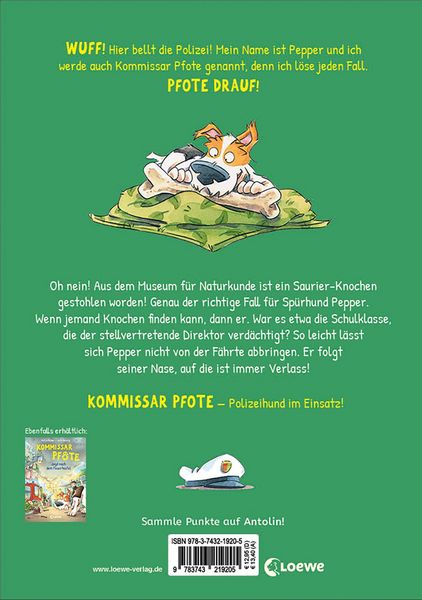 Produktbild: Kommissar Pfote (Band 9) - Tatort Dino-Museum