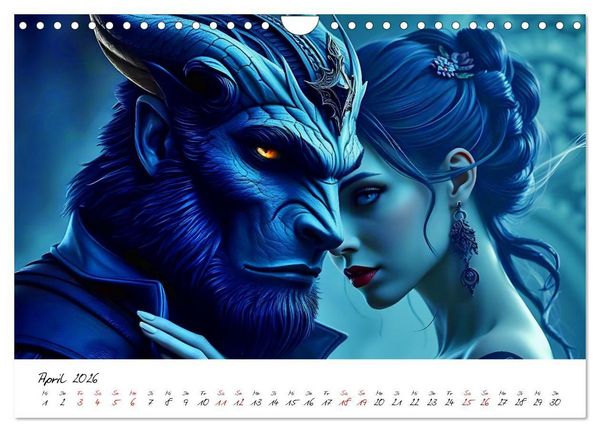 Produktbild: Dunkle M&auml;rchenwelten (Wandkalender 2026 DIN A4 quer), CALVENDO Monatskalender