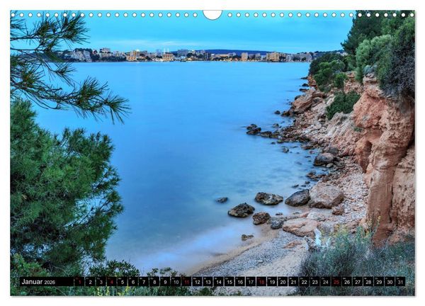 Produktbild: MALLORCA BEI NACHT (Wandkalender 2026 DIN A3 quer), CALVENDO Monatskalender