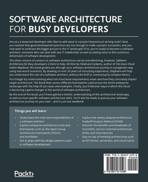 Produktbild: Software Architecture for Busy Developers