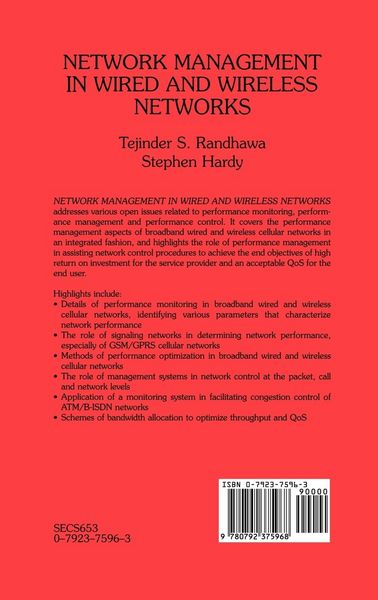 Produktbild: Network Management in Wired and Wireless Networks