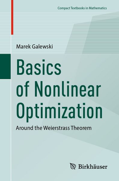 Produktbild: Basics of Nonlinear Optimization