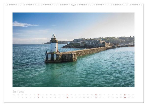 Produktbild: GUERNSEY und JERSEY - Britische Inseln im &Auml;rmelkanal (hochwertiger Premium Wandkalender 2026 DIN A2 quer), Kunstdruck in Hochglanz