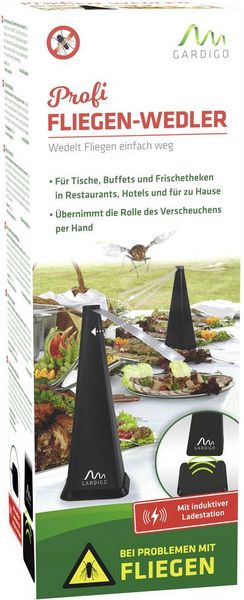 Produktbild: Gardigo Fly Scare profi inductive 25165 Insektenvertreiber Abschreckung (B x H x T) 95 x 265 x 95 mm Schwarz 1 St.