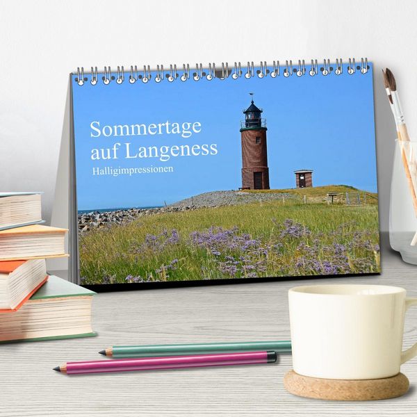 Produktbild: Sommertage auf Langeness (Tischkalender 2026 DIN A5 quer), CALVENDO Monatskalender