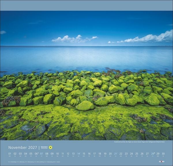 Produktbild: Nationalpark Wattenmeer Edition Kalender 2027 - Martin Stock
