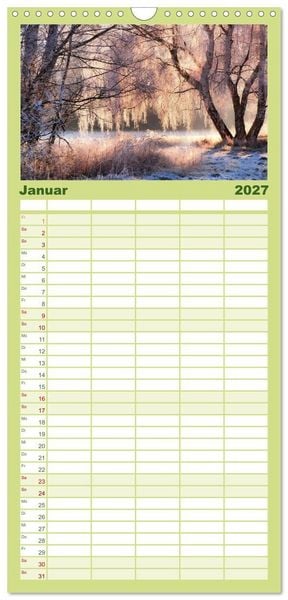 Produktbild: Familienplaner 2027 - Dreieich Natur Pur mit 5 Spalten (Wandkalender, 21 x 45 cm) CALVENDO
