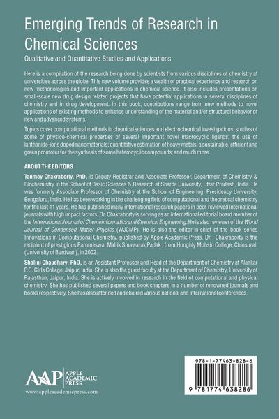 Produktbild: Emerging Trends of Research in Chemical Sciences