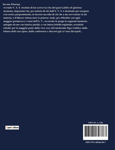 Produktbild: Racconto Istorico Della Vita Di Galileo