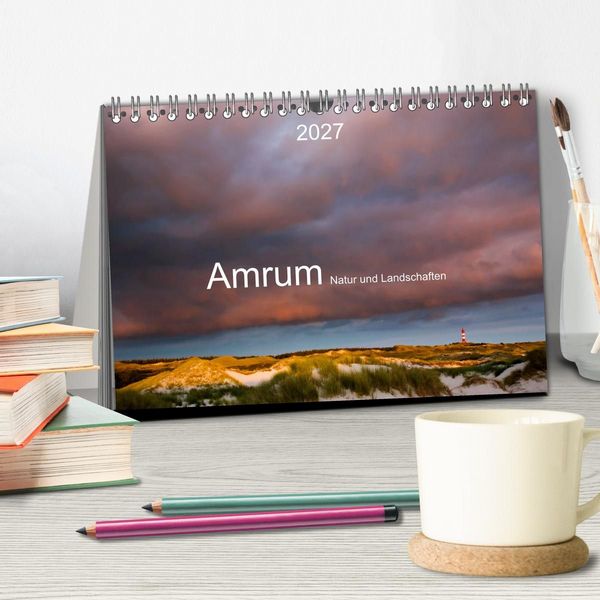 Produktbild: Amrum. Natur und Landschaften (Tischkalender 2027 DIN A5 quer), CALVENDO Monatskalender