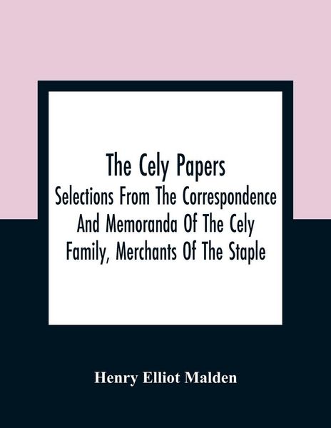 Produktbild: The Cely Papers