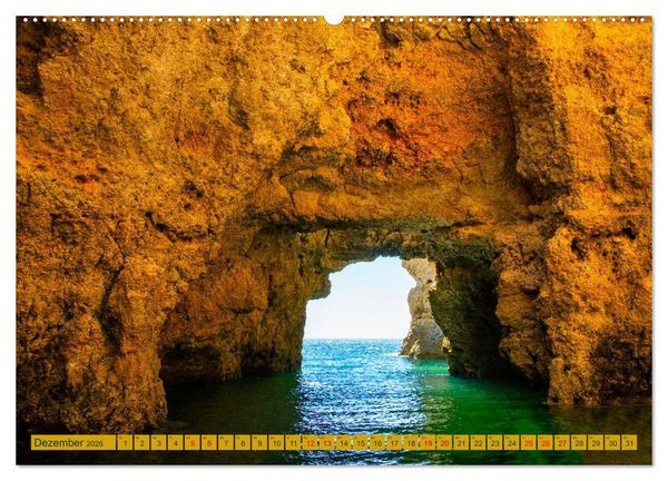 Produktbild: Algarve pur (hochwertiger Premium Wandkalender 2026 DIN A2 quer), Kunstdruck in Hochglanz