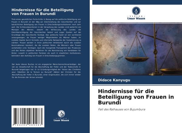 Produktbild: Hindernisse f&uuml;r die Beteiligung von Frauen in Burundi