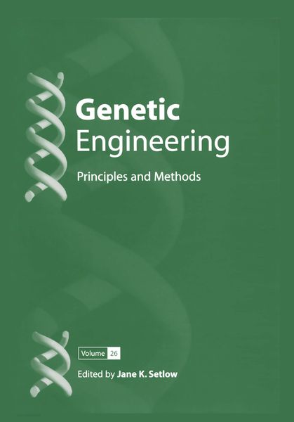 Produktbild: Genetic Engineering: Principles and Methods
