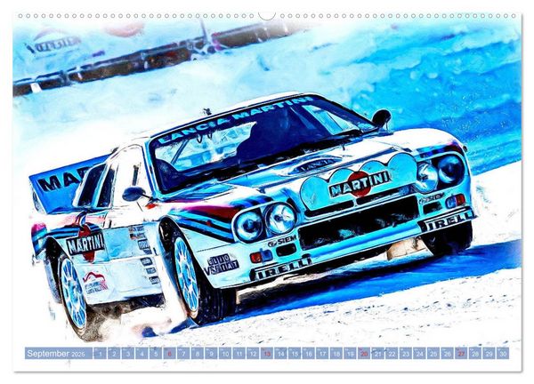 Produktbild: Rallye-Klassiker auf Eis (hochwertiger Premium Wandkalender 2026 DIN A2 quer), Kunstdruck in Hochglanz